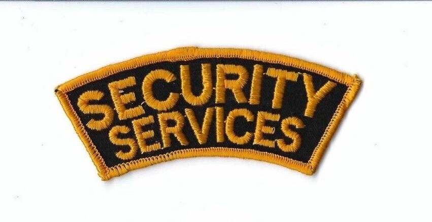 Security Services Patch 1 1/2in x 4 3/8in