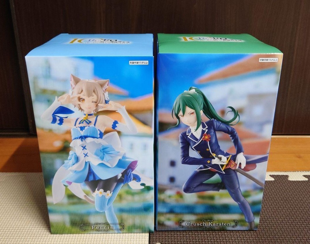 Re:ZERO Royal Selection Candidate & Knight Figure Crusch Ferris Set GIGO Limite