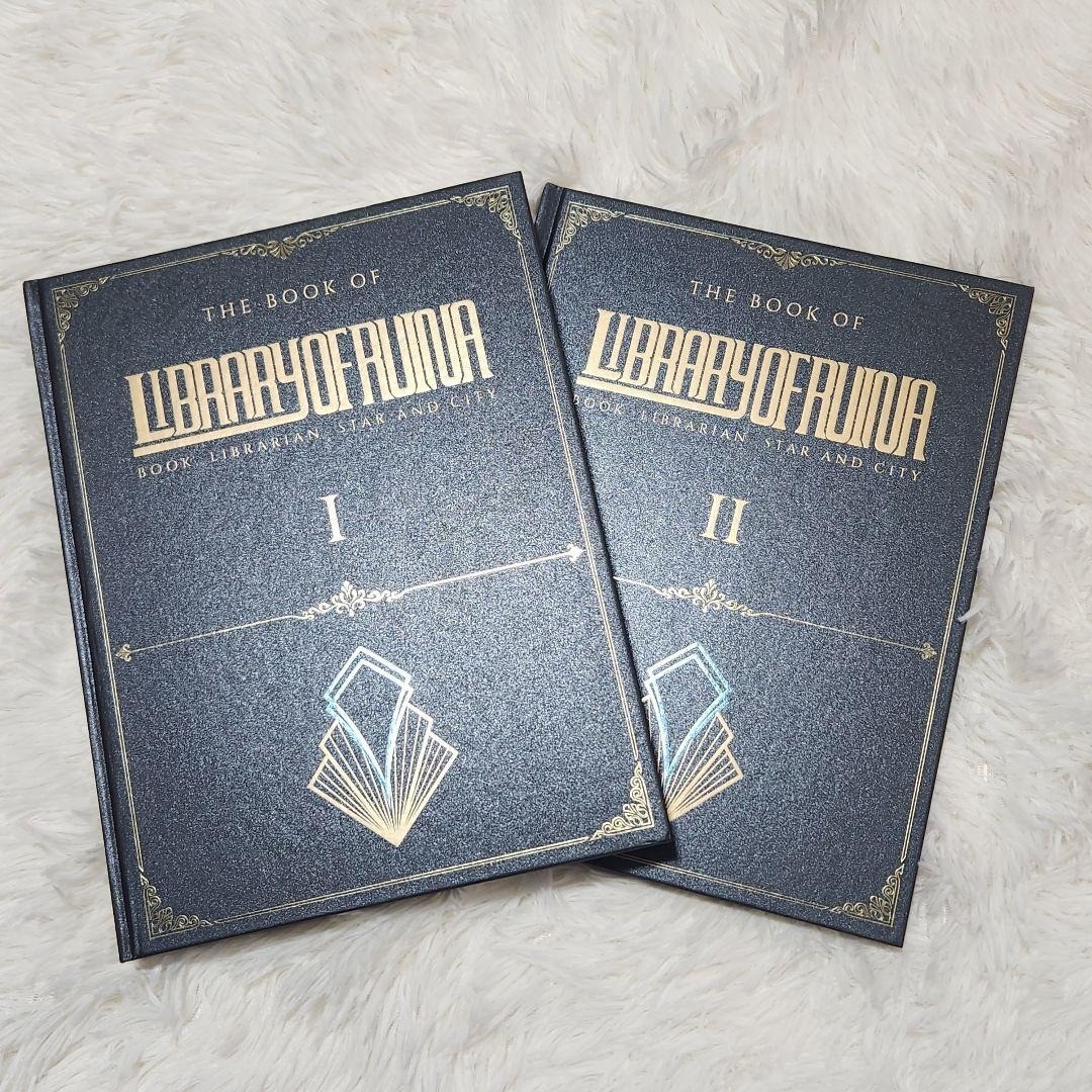 LIBRARY OF RUINA Art Book Official Korean Edition Project Moon Illustraion 2 set