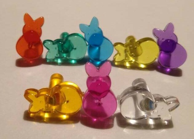 25 Novelty Cute Easter Bunny Bulbs for Ceramic Christmas Tree Lights twist *NEW*
