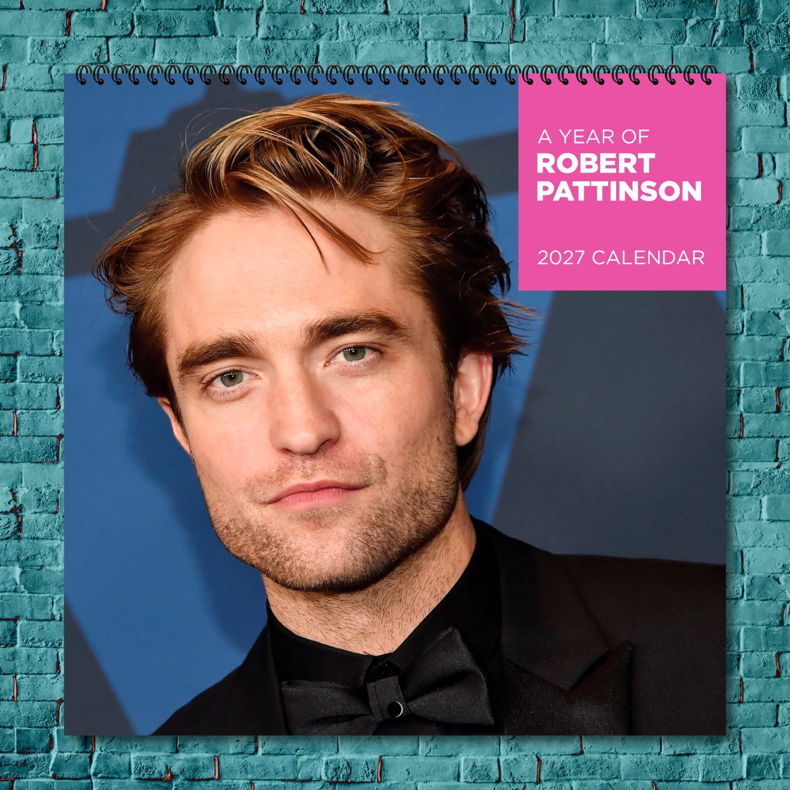 Robert Pattinson 2027 Wall Calendar 12 Month Celebrity Photo Fan Collectible