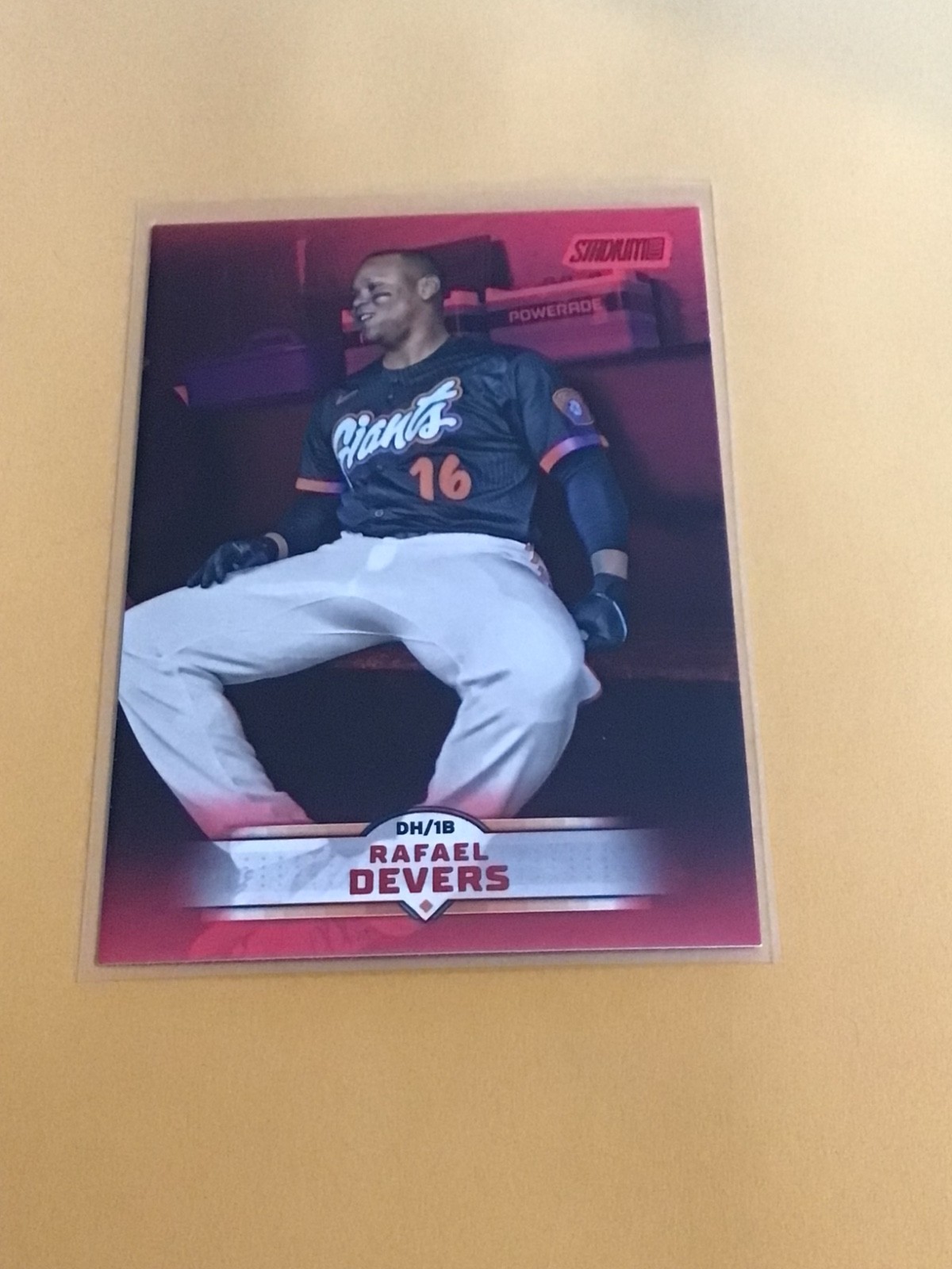 2025 Stadium Club Baseball Red Foil #7 Rafael Devers