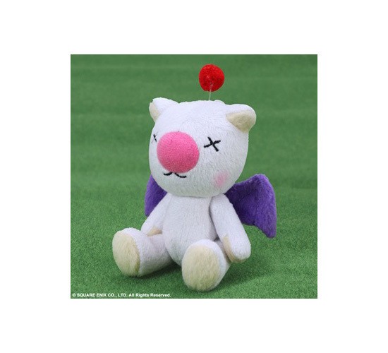 Final Fantasy Moogle Mascot Mini Plush Doll Strap Key Chain Square Enix New