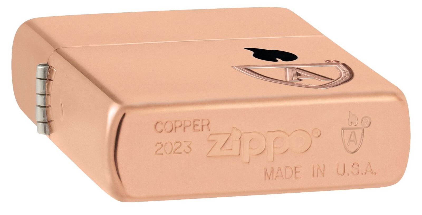 Zippo Limited Edition Solid Copper Case Armor Black Insert Up to 15000 pcs 46171