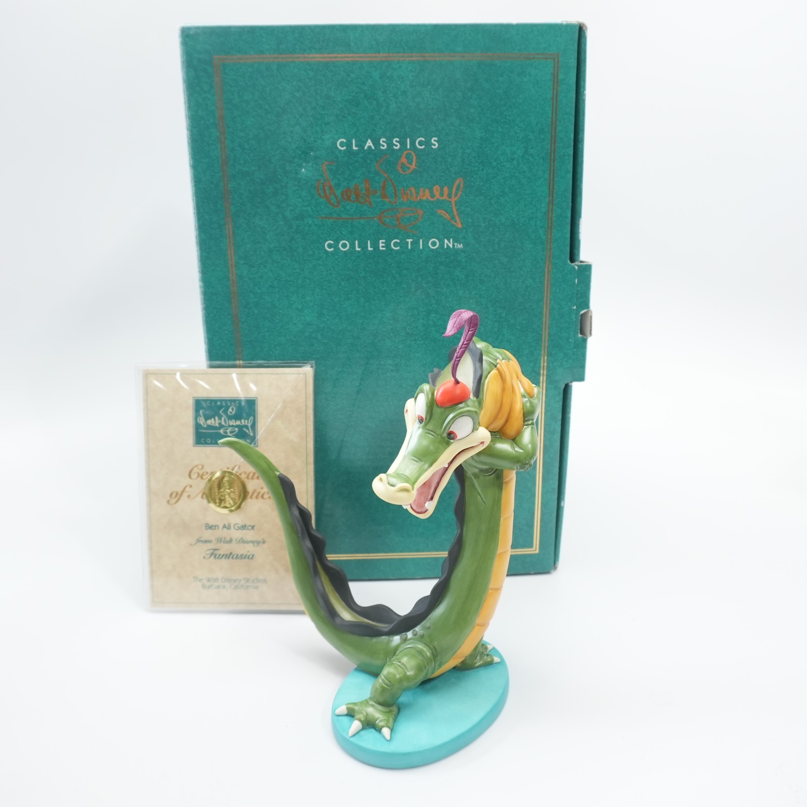 NICE! WDCC Ben Ali Gator “Fantasia” Disney Figurine COA 7″