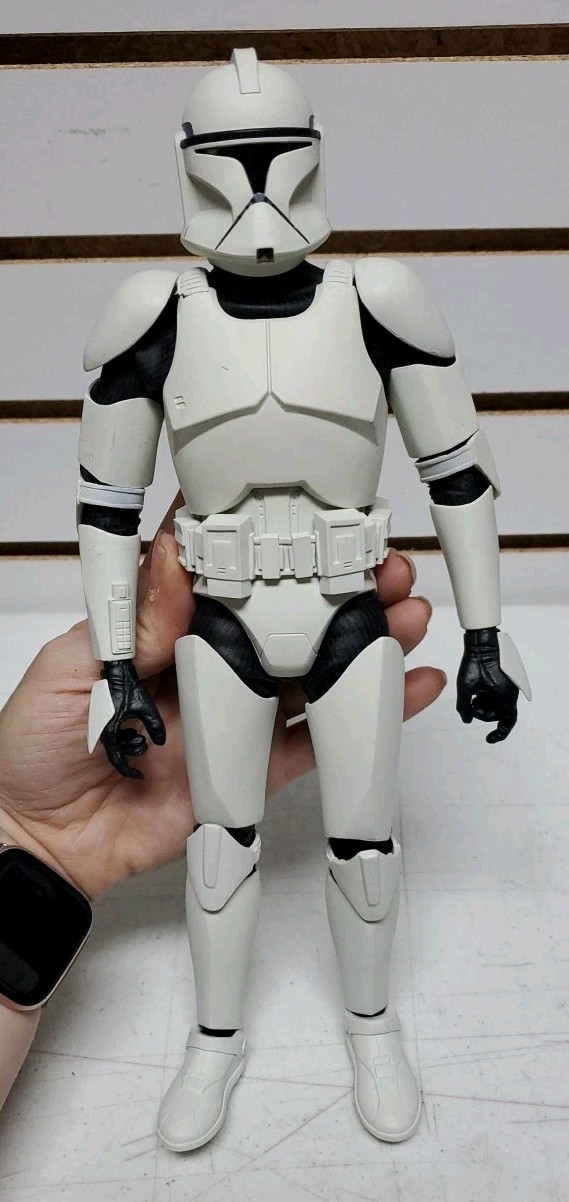 2009 Sideshow: Star Wars Republic Clone Trooper Phase 1 Armor Figure, Pre-Owned