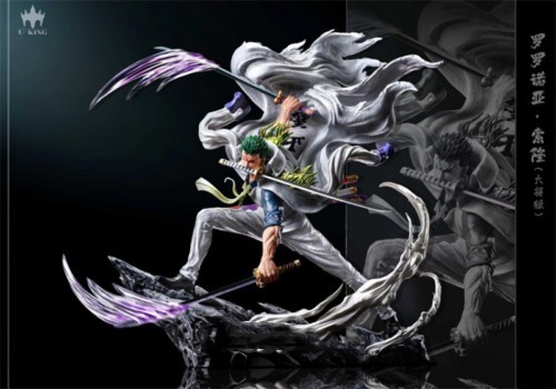 Roronoa Zoro Resin U-KING Studio Statue One Piece 42cm 1/6 in stock