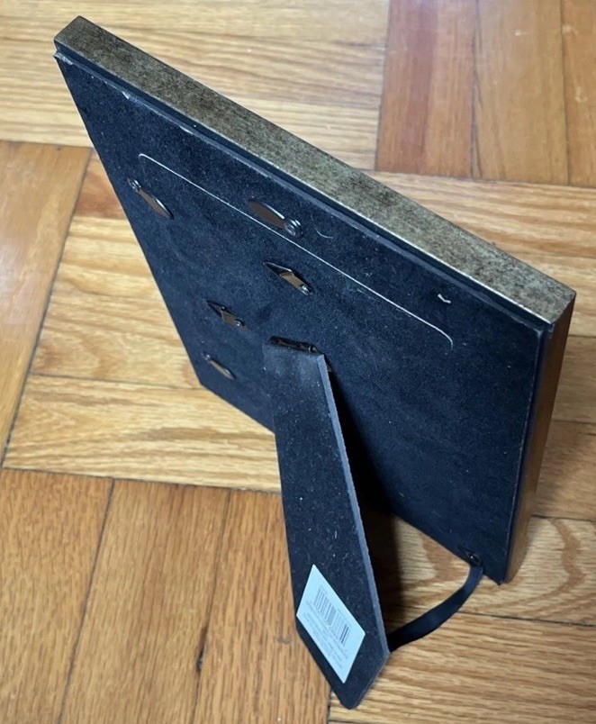 Antique Gold& Black frame 9.5×7.5 Holds a 5×7 Photo