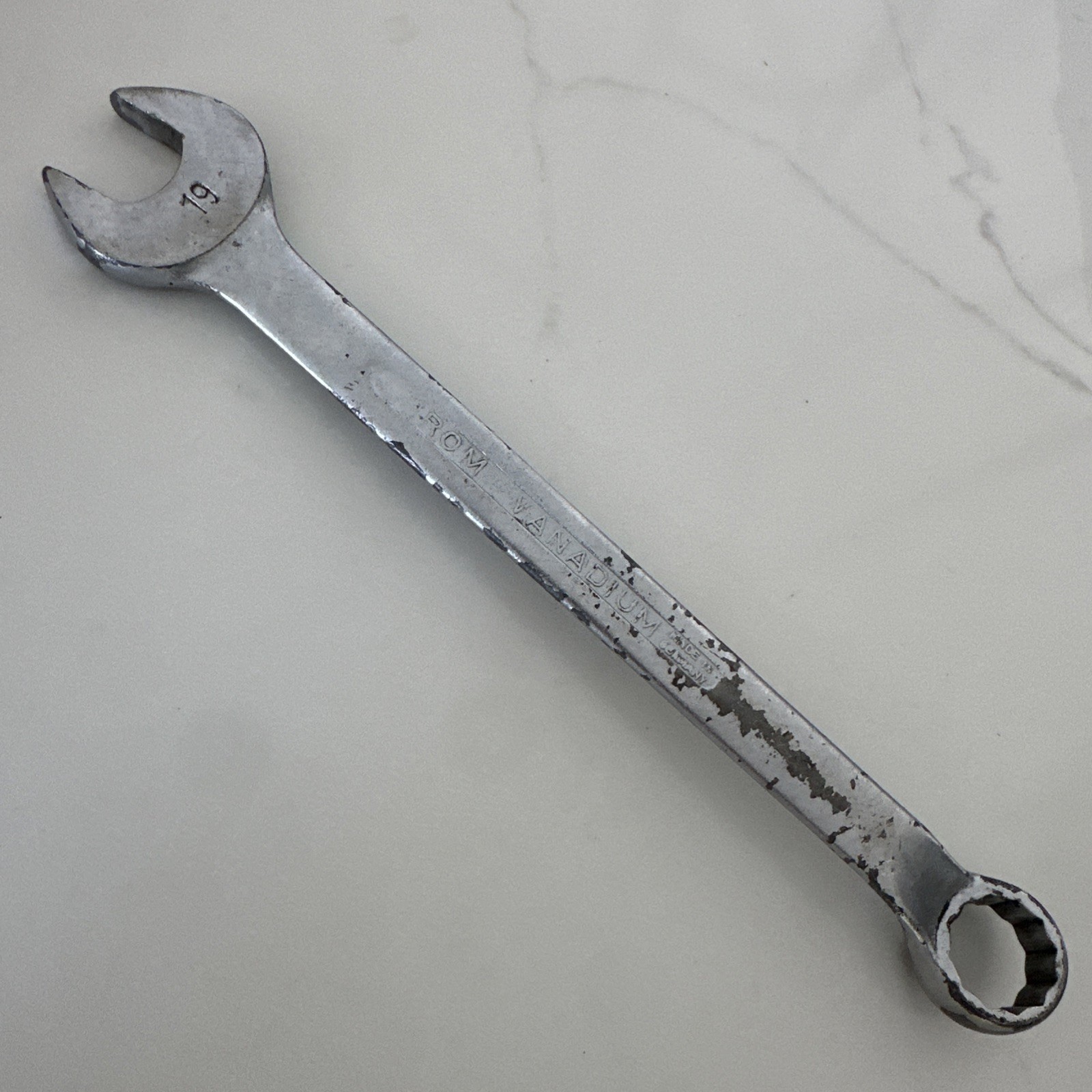 Vtg Elora No. 205 Germany Made 19mm Combination Wrench 27 MM Chrom Vanadium
