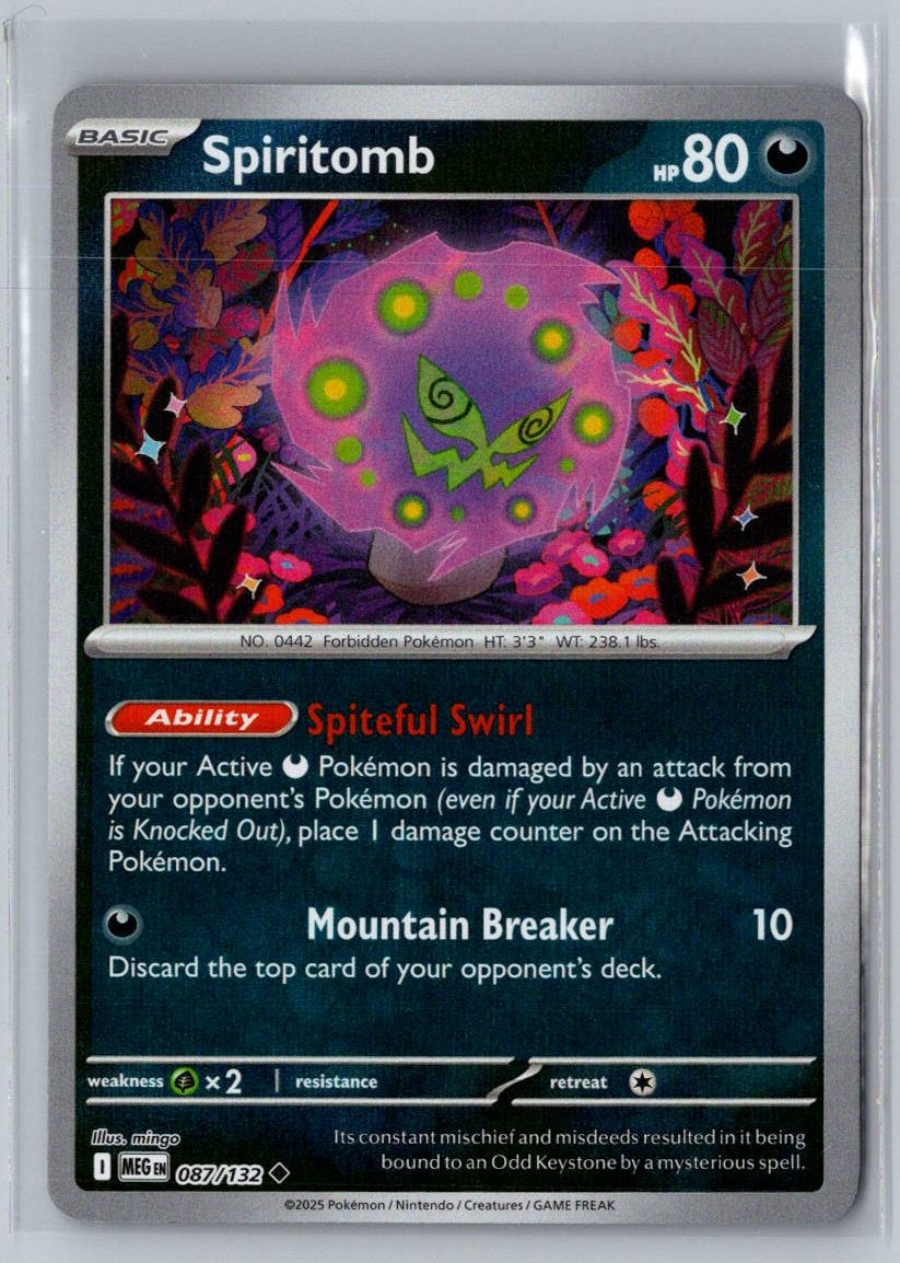 Spiritomb 087/132 Pokemon TCG Mega Evolution HOLO