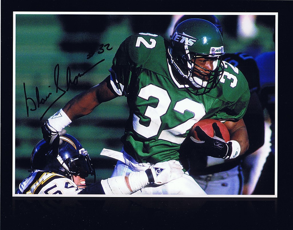Blair Thomas Signed Autographed 8×10 Photo – NY Jets Penn State #1 Pick – w/COA