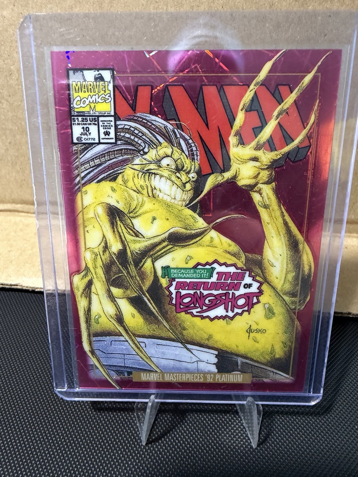 Mojo Pink Lasers VC 476/692! Marvel Masterpieces 92. NM Condition!