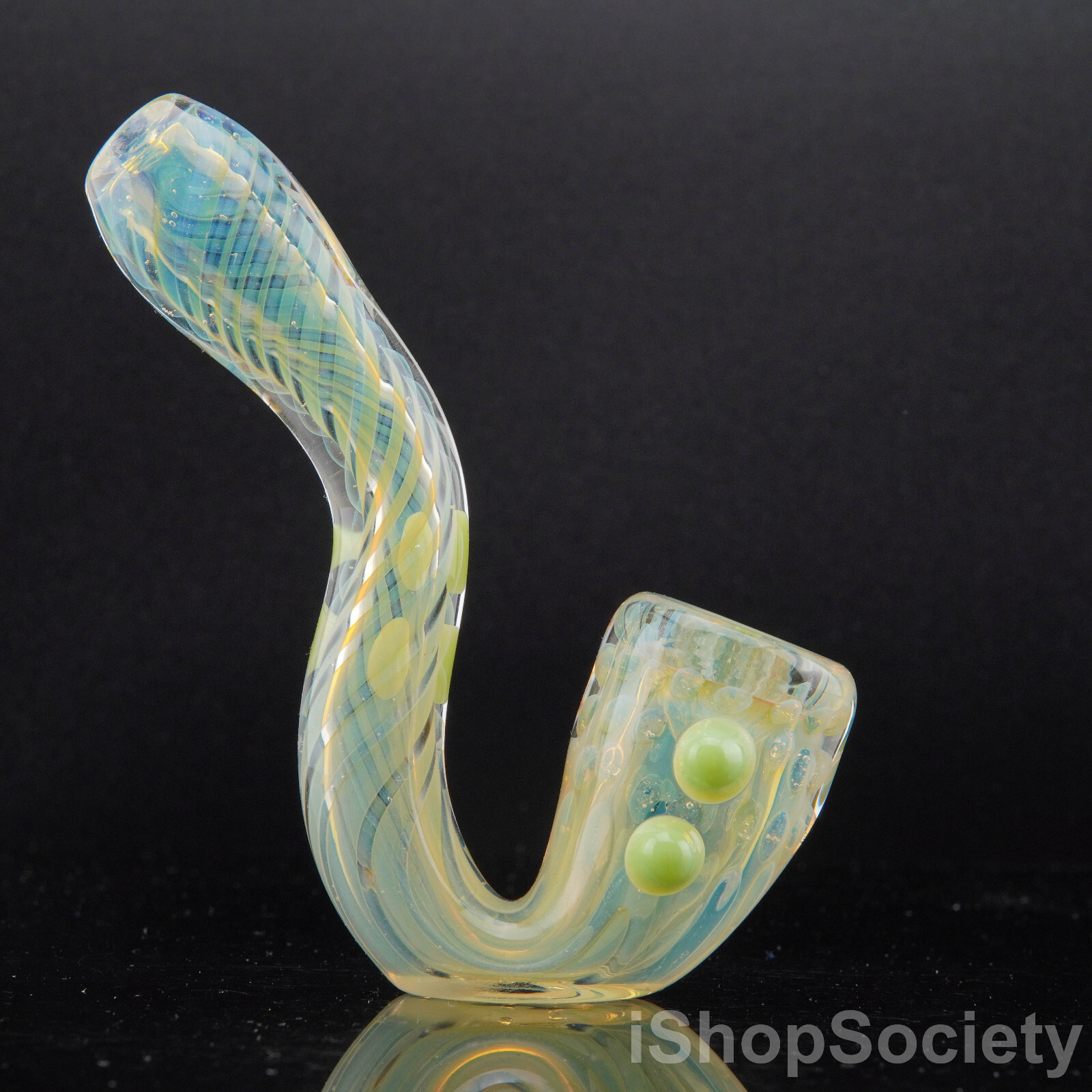 5.5″ Fumed Sherlock Tobacco Smoking Pipe Thick Collectible Glass Pipes – P717