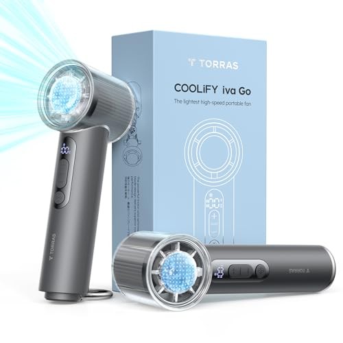 【2026 Evolution・COOLiFY iva GO】TORRAS Handheld Fan with Cooling Plate -16℃