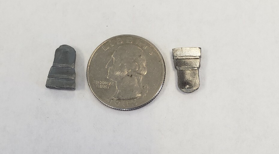36 small flat wedges for hammers, hatchets, and tack hammers 3 sizes