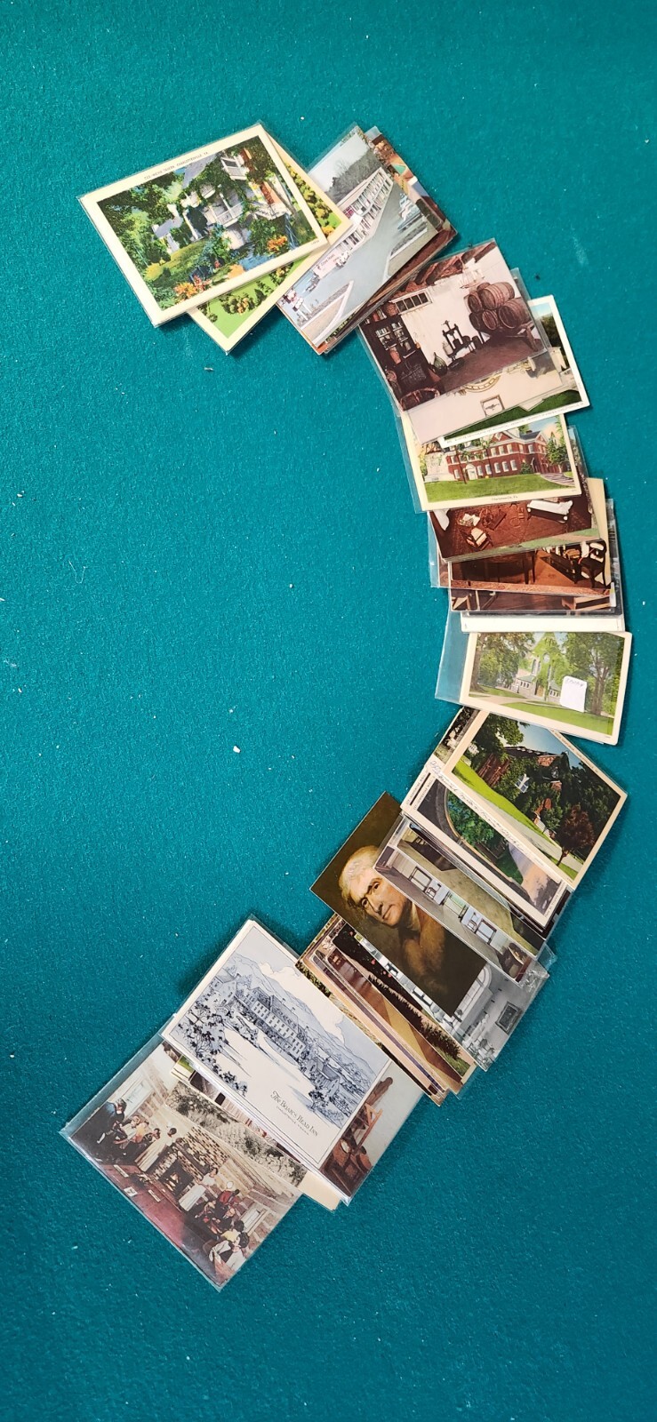 LOT OF 100 dif ANTIQUE, vintage Virginia POSTCARDS