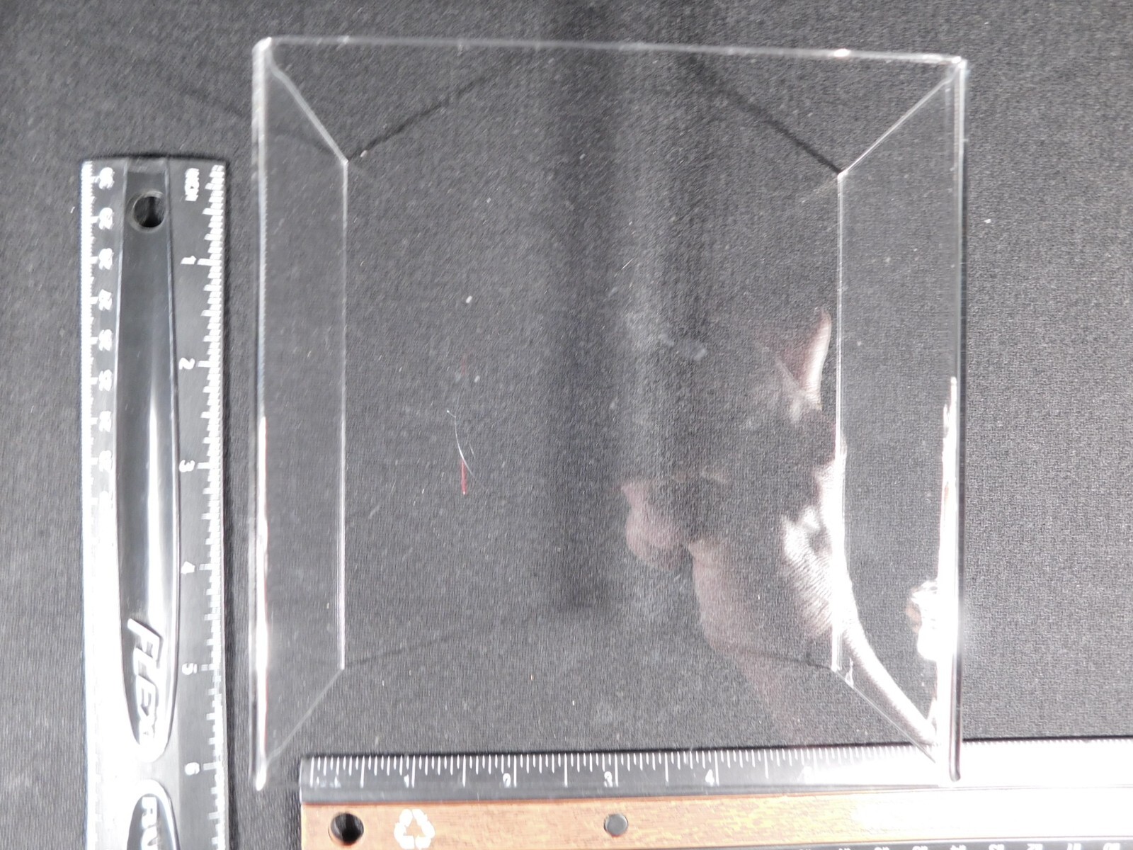 Display Stand Riser Type Short Clear Lucite Large Size