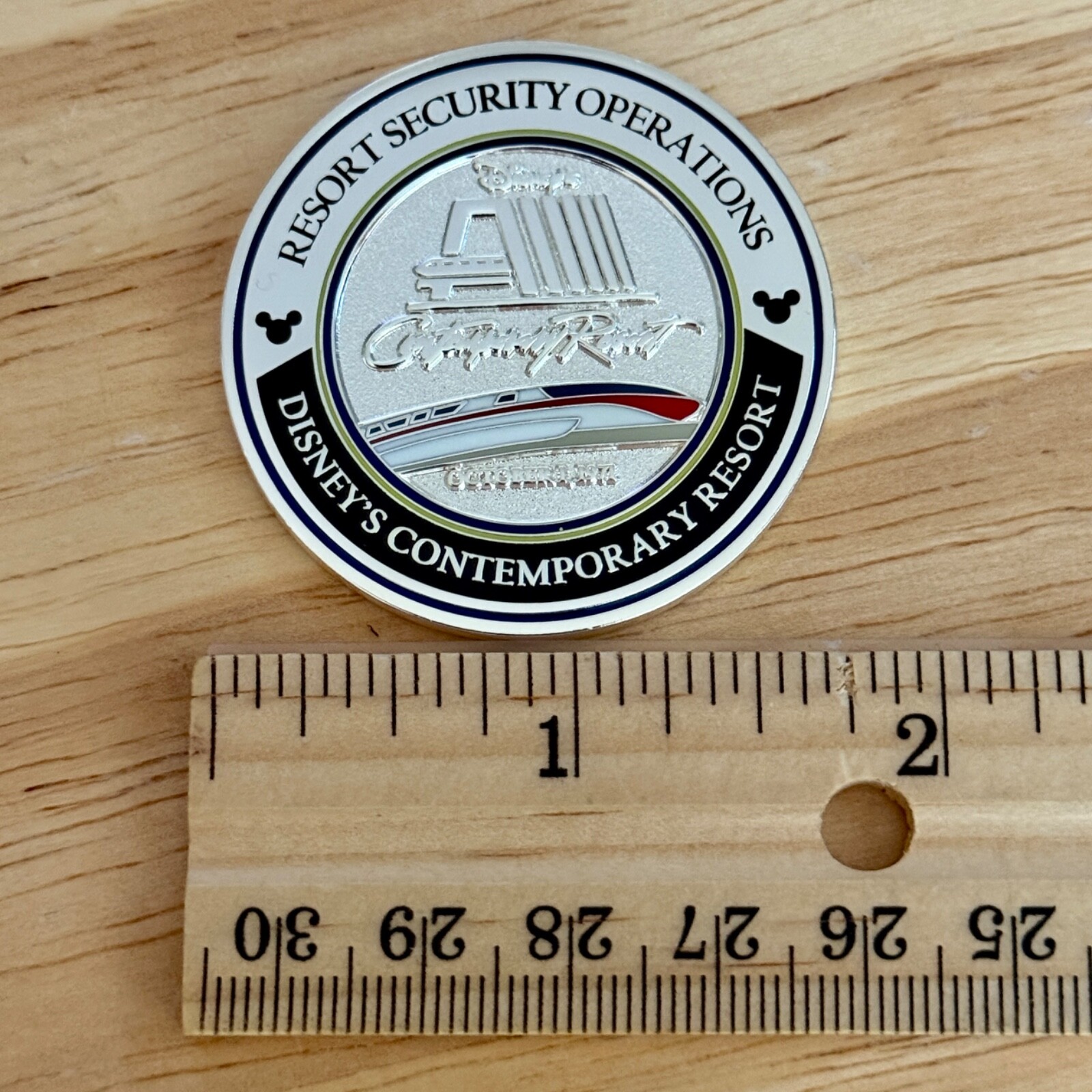 Walt Disney World Security Division Contemporary Resort FL Challenge Coin