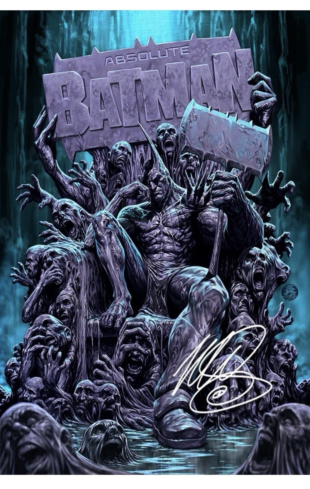 Absolute Batman #23 Signed Mark Brooks Blue Foil PRESALE