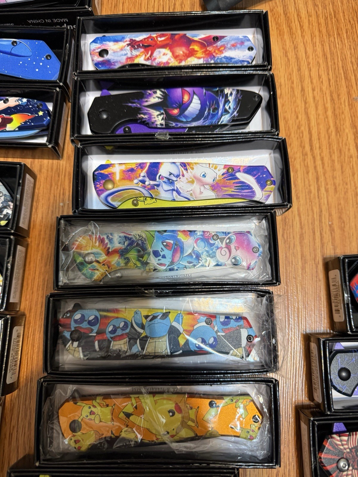 Pikachu Pokémon Yellow Spring Assisted Survival Pocket Knife9”