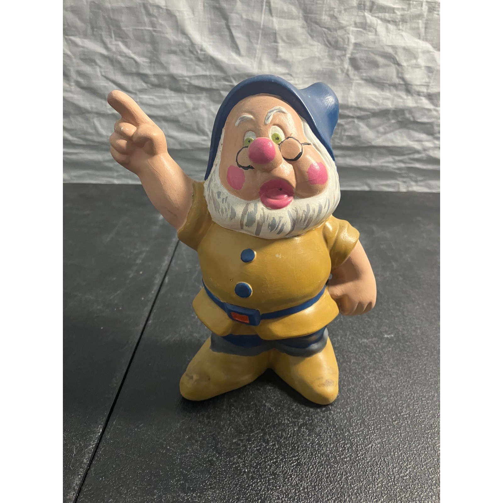Vintage Walt Disney Doc Dwarf Figurine Snow White Seven Dwarfs Collectible