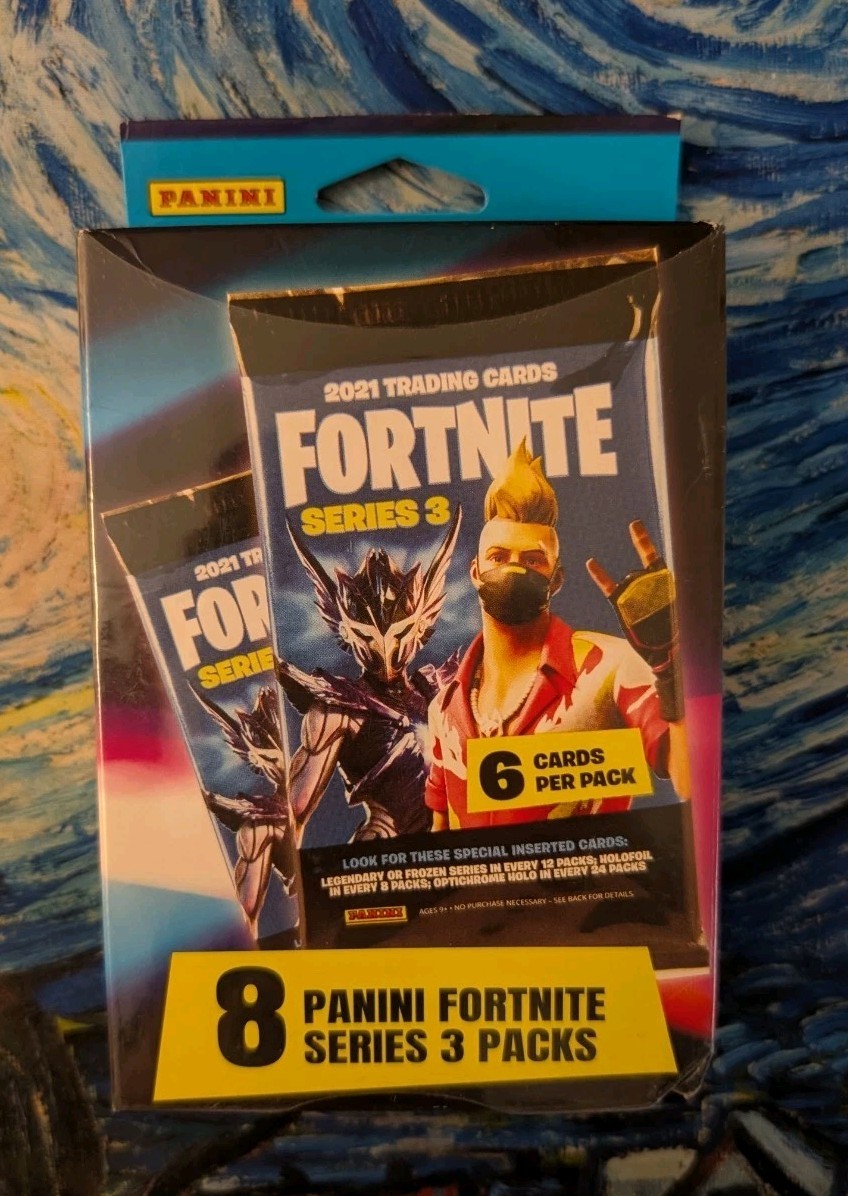 2021 Panini Fortnite Series 3 Hanger Box – 8 Packs Sealed