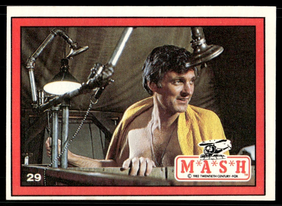 MASH 1982 War Comedy TV Show Donruss Card #29 (NM)