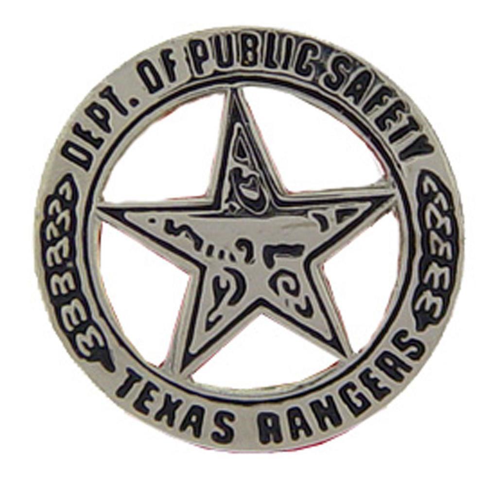 Texas Ranger Badge Pin 1″