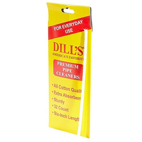 Dills Pipe Cleaners – Yellow Regular Sturdy Cotton Pipe Cleaner (32 Count)