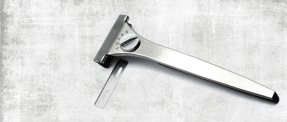 Parker Adjustable Injector Razor with 20 Injector Razor Blades – New Model