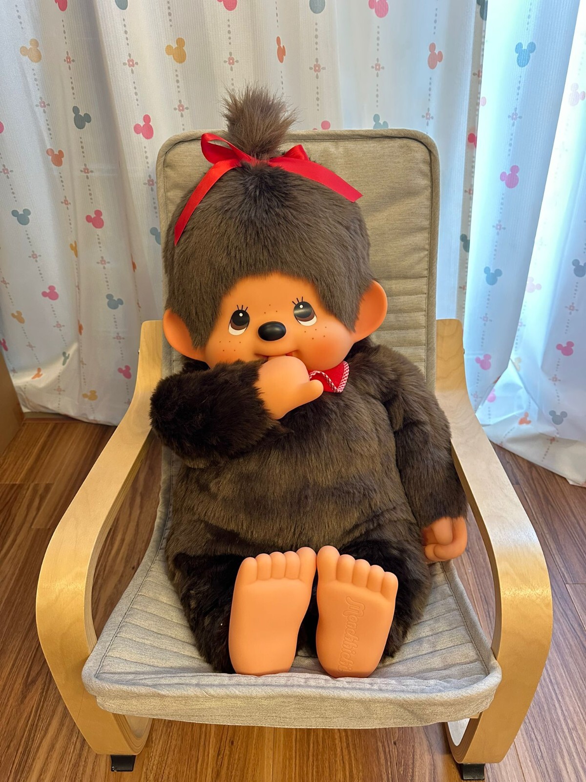 Sekiguchi Monchhichi Premium Standard 2L Size Brown Girl