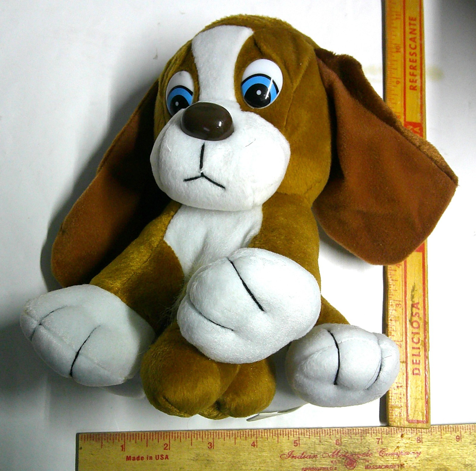 adult stuffed animal w/penis dog “weanie baby” novelty beanie doll- 9″