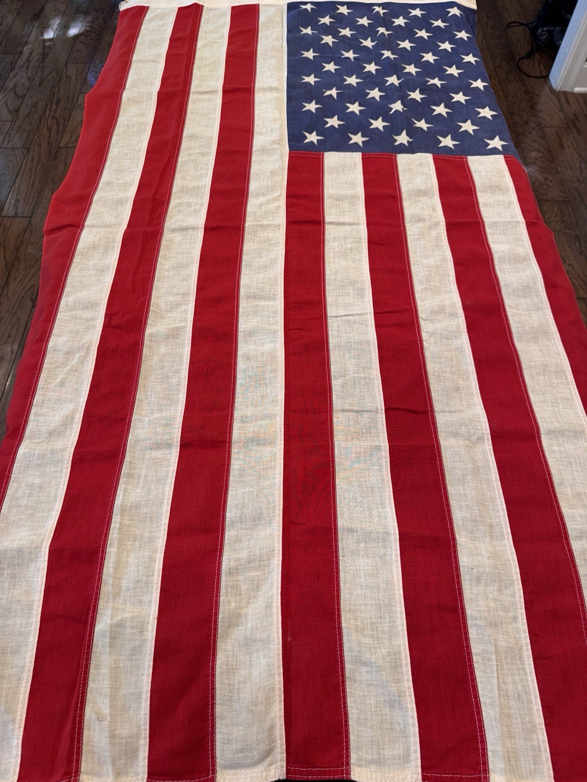 Sertoma American Flag 100% Cotton 33” X 60”