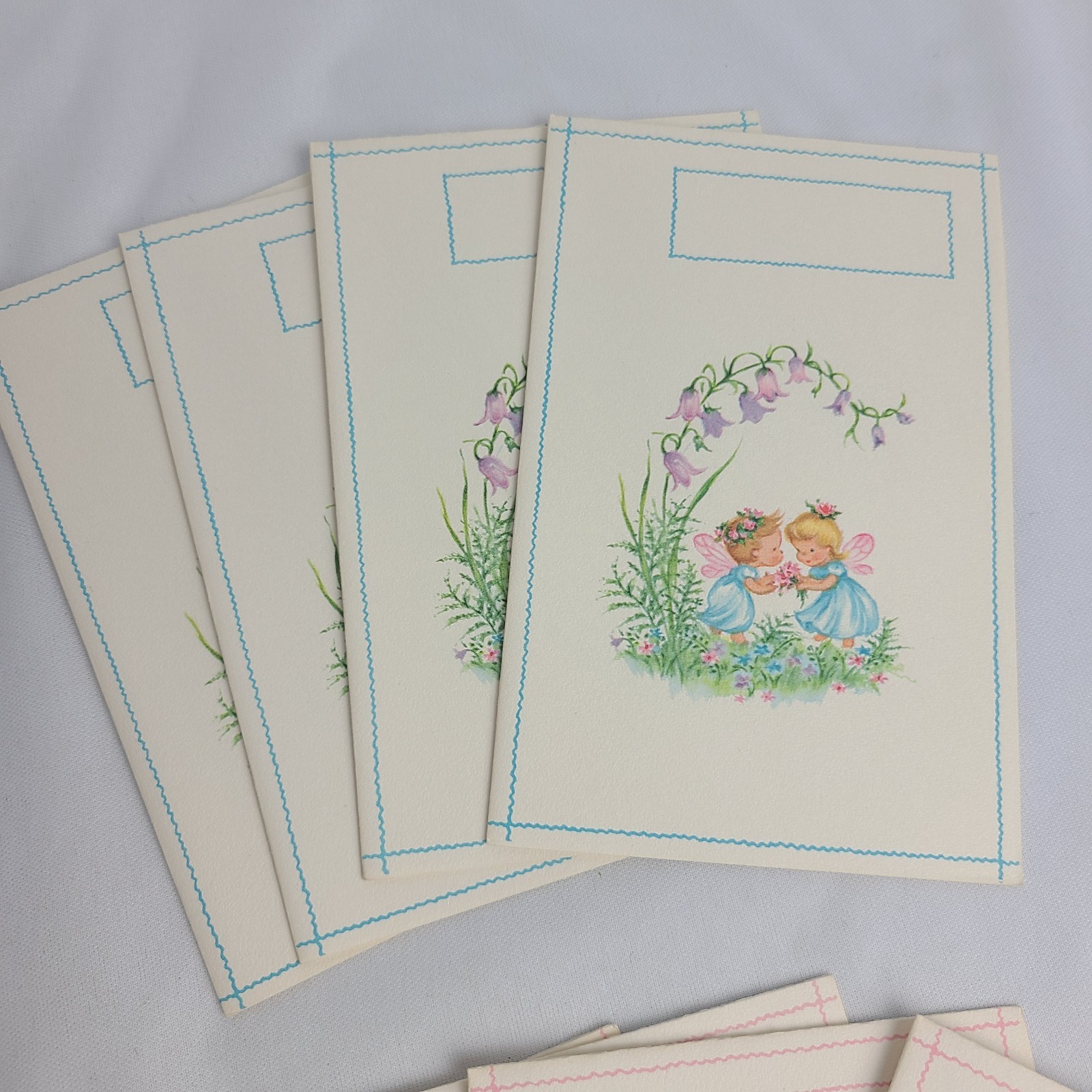 Vintage Cherub Choose A Note All Occasions Box Of Greetings 17 Ct. 4 Designs MCM