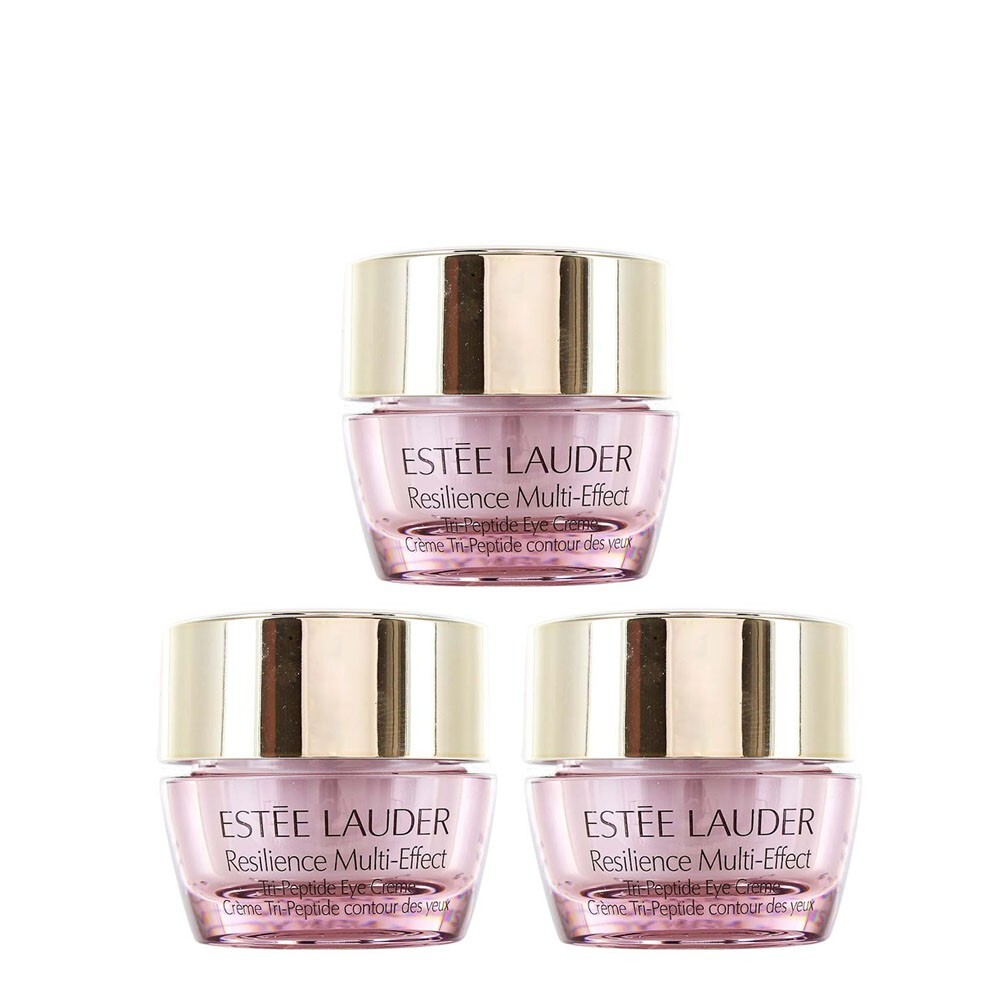 3 x Estee Lauder Resilience Multi-Effect Tri-Peptide Eye Creme Cream 5ml=15ml