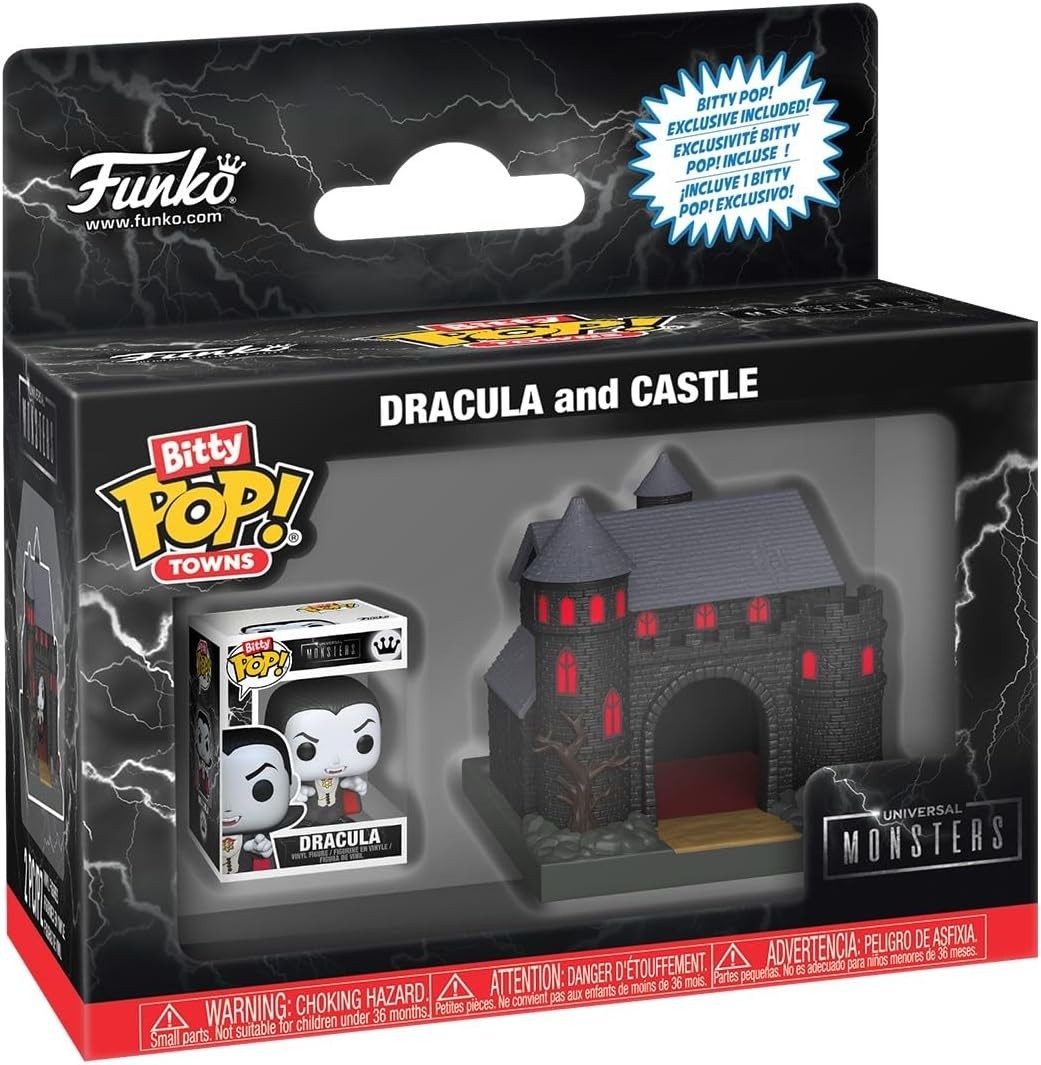 Funko Pop! Bitty Town: Universal Monsters – Dracula and Castle #88814