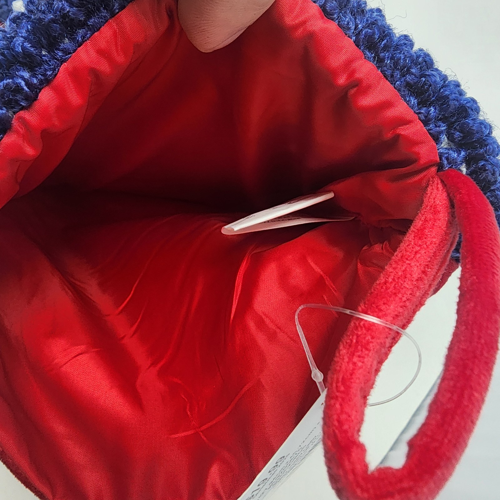 Christmas Stocking Latch Rug Hook Loop Pile 3D Red Cardinal 7″ x 19″