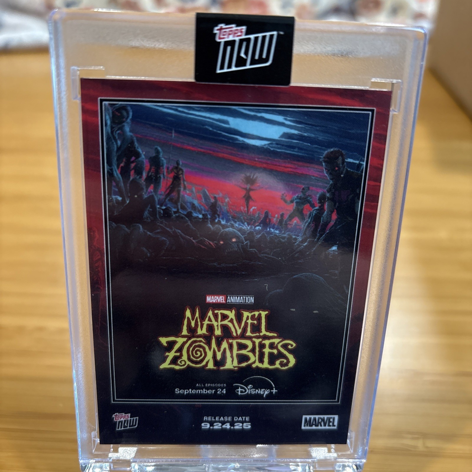 2025 Marvel Topps NOW Marvel Zombies Poster Avengers Card #MZ01 Disney