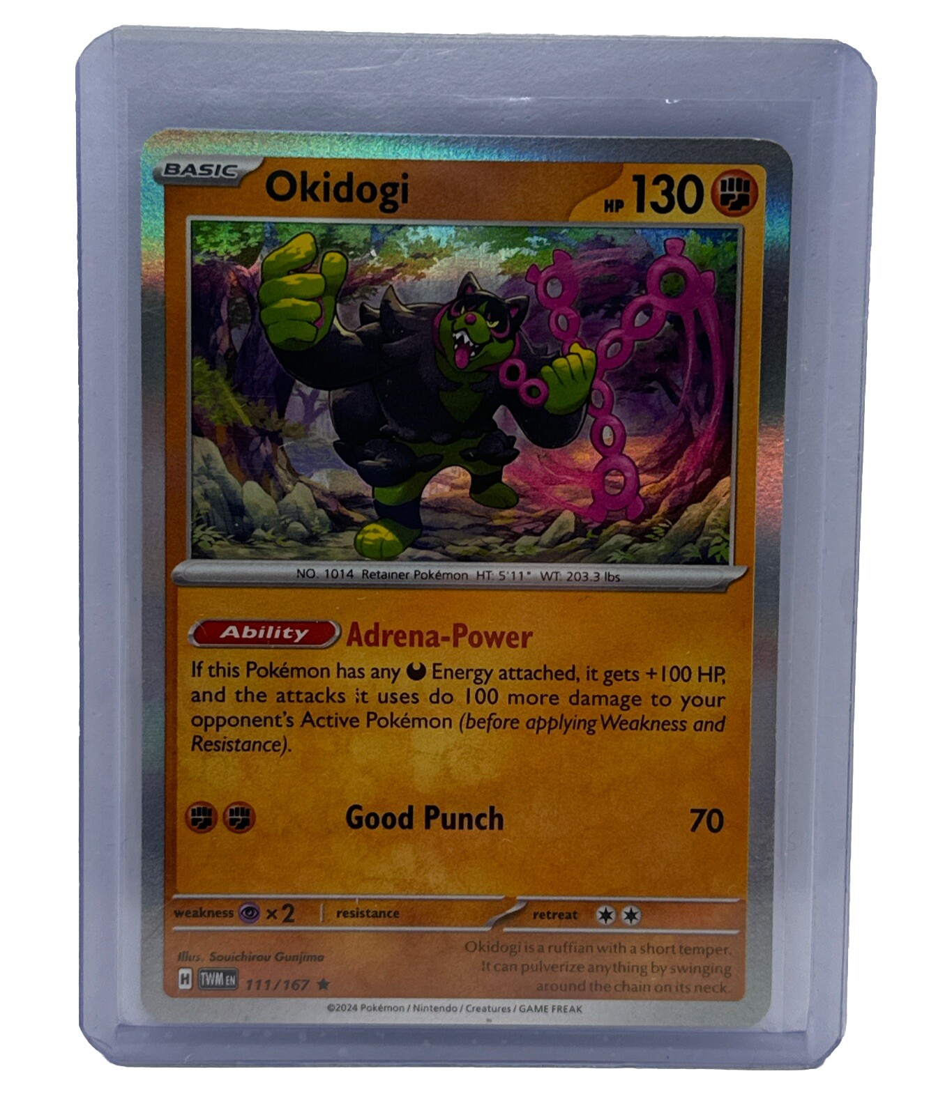 Okidogi [Holo] #111 Pokemon Twilight Masquerade
