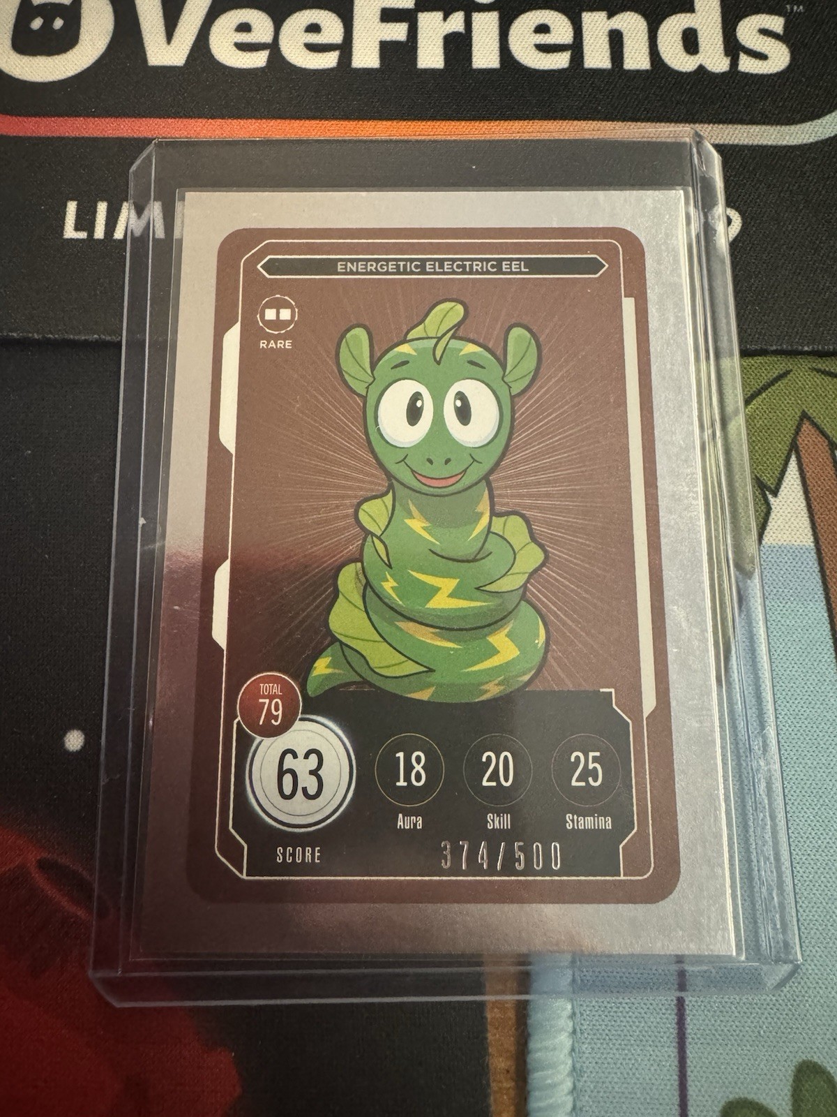 VeeFriends TCG Series 2 – Rare Energetic Electric Eel /500 Best Card For Deck