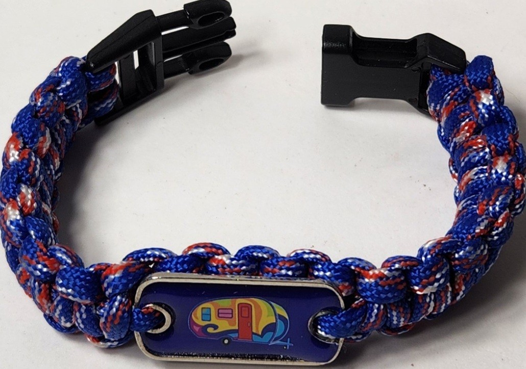 Camper Life Collectible Premium Paracord Bracelet (Heavy Duty)