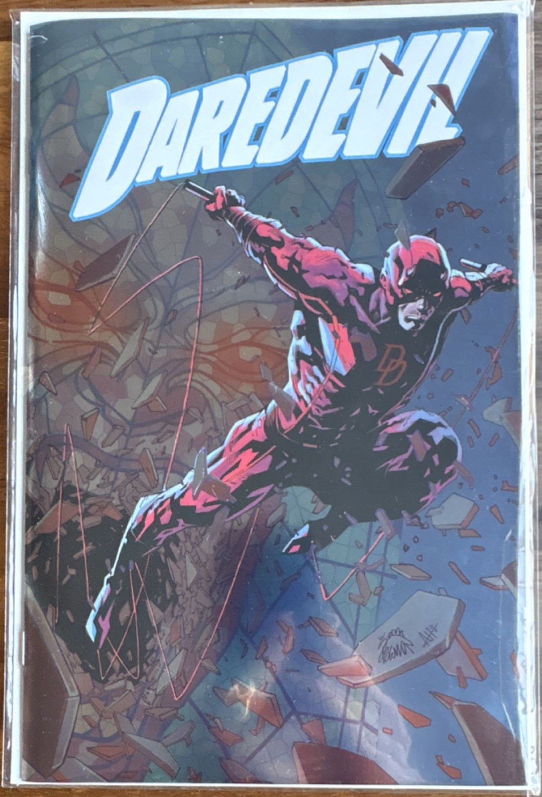 Daredevil Boarded Single Issue Comic Book Color Featuring Daredevil Single Unit