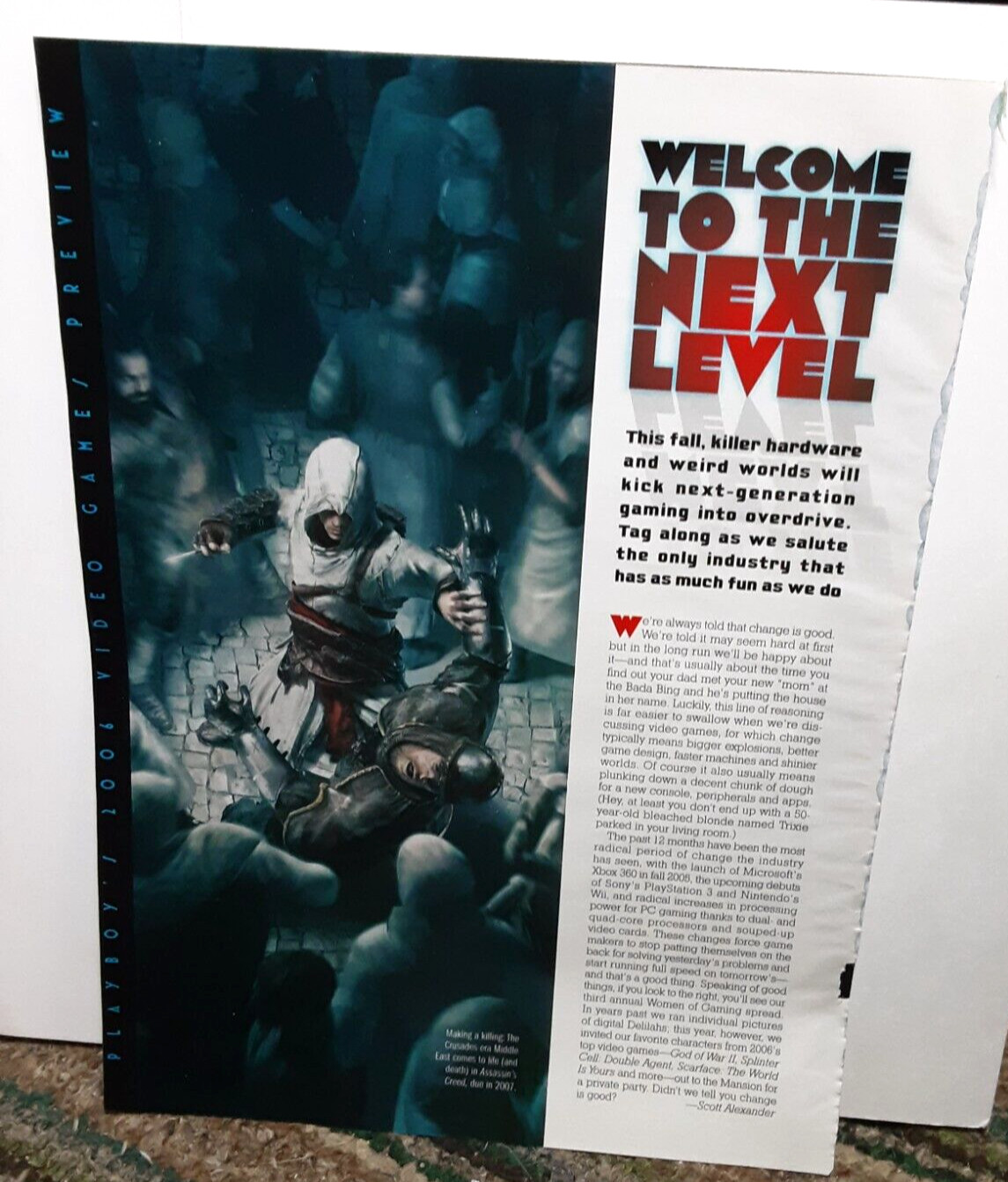 2006 Next Level Of Video Games with Women Of Video Games Original Print Feature