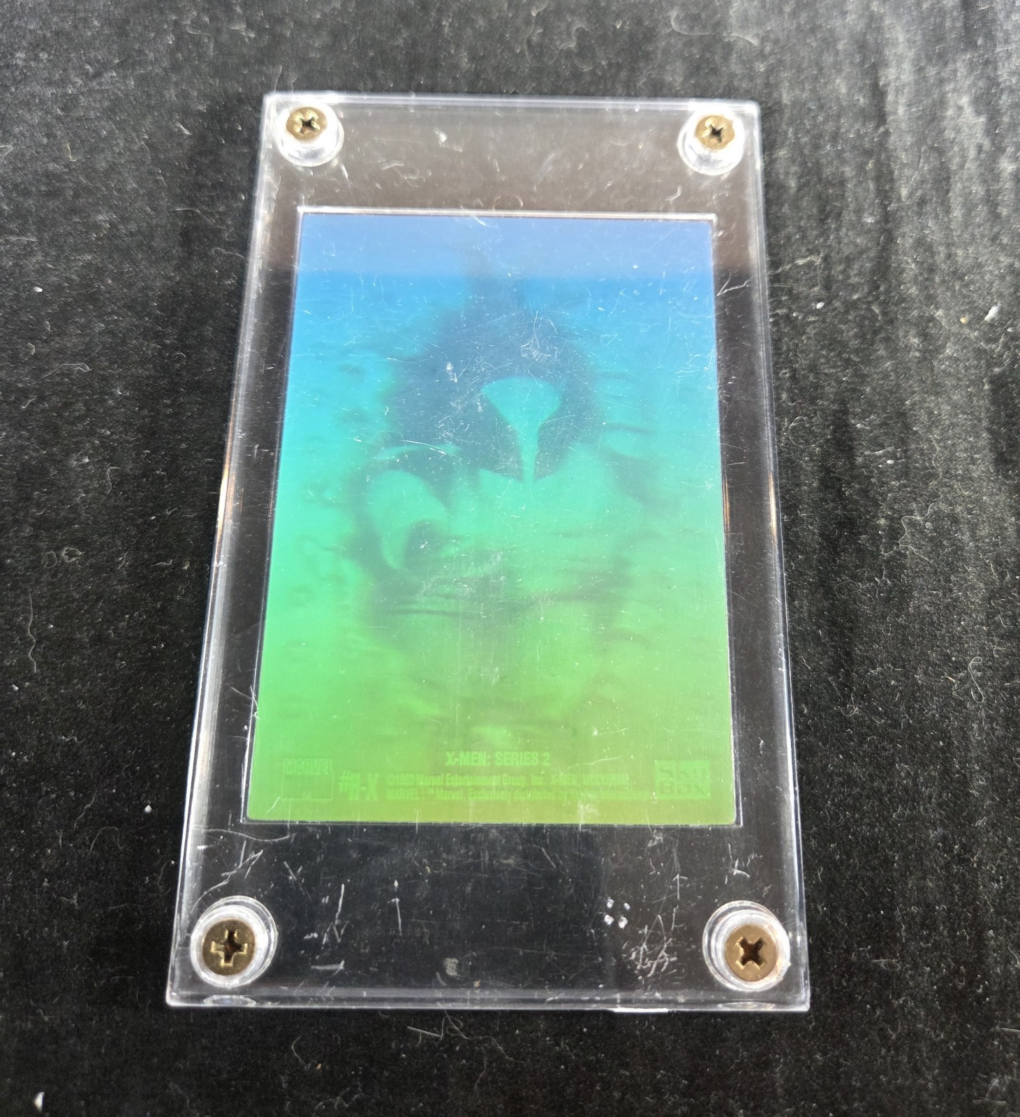 1993 Skybox X-Men Series 2 Marvel Wolverine Hologram Insert #H-X NM-MT