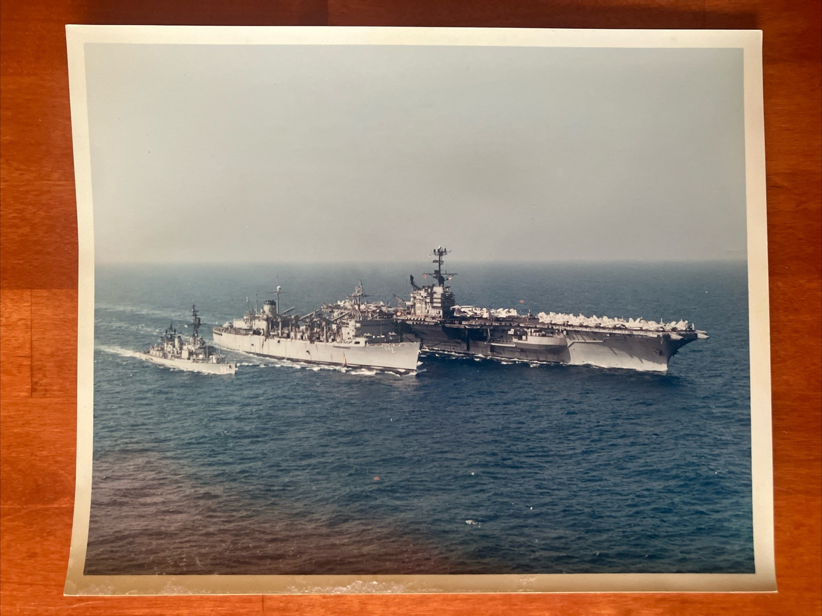 US Navy Aircraft Carrier 3 Ships Photograph 8 x 10