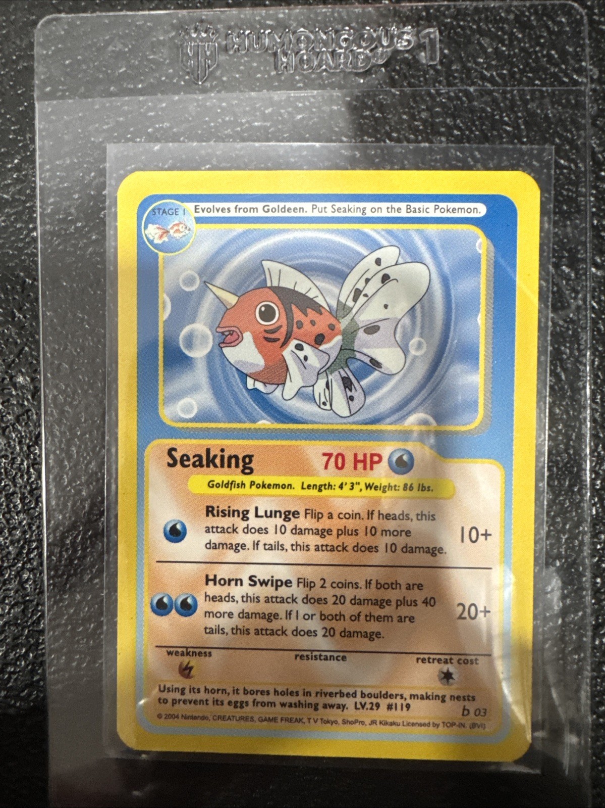 Seaking Funskool Pokemon India single card