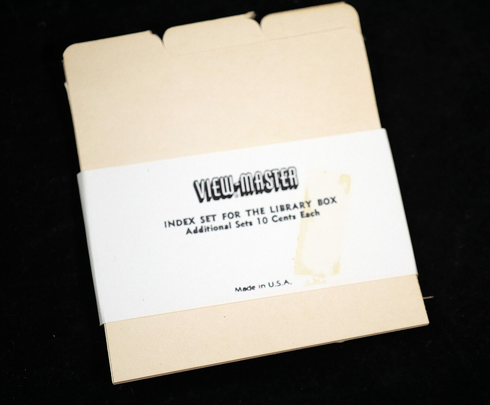10x View-Master Index cards set for Library Box NEW – Sawyers USA