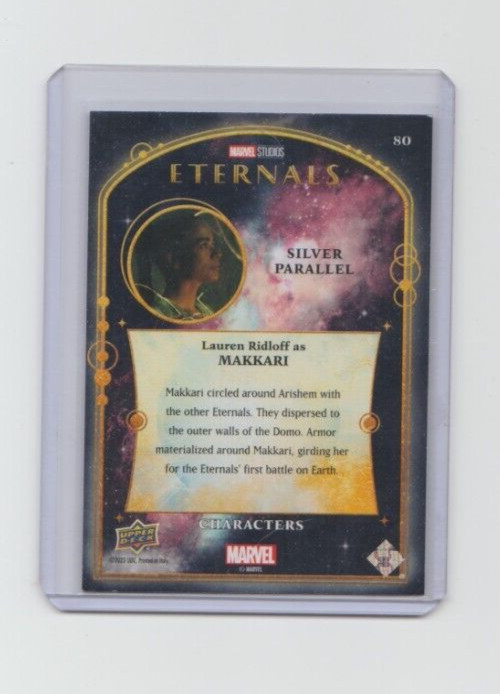 Marvel Upper Deck Eternals Silver Parallel Character Card #80 Lauren Ridloff