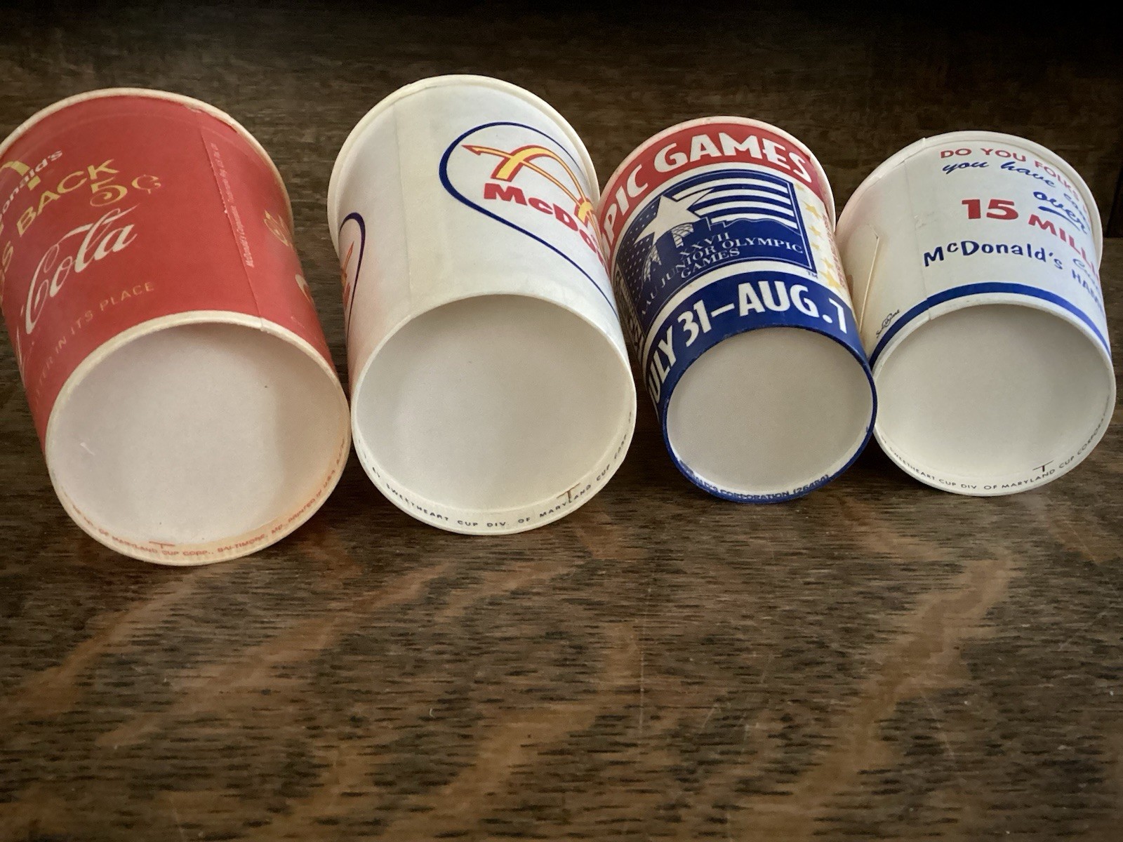 Cup McDonald’s Paper Set Speedee 15 Million 1993 Olympics Ceramic Light Building