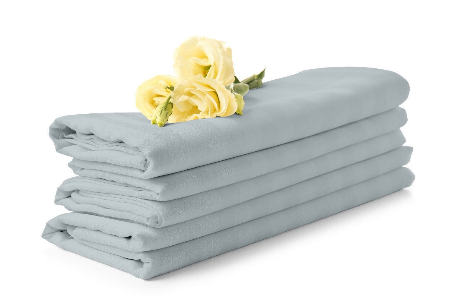Egyptian Cotton FEEL 1800 Count Dolby Stripe Sheet Set 4 Piece Bed Sheet Set